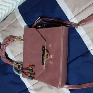 Brownish pink purse